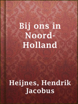 cover image of Bij ons in Noord-Holland